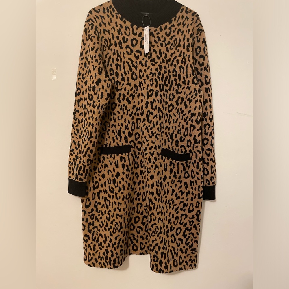 JCrew size large, long sleeve sweater, dress brand new